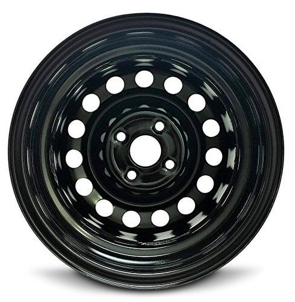 Wheel Rim for 2006-2017 Hyundai Accent 14 in Black Steel Rim Direct Fit