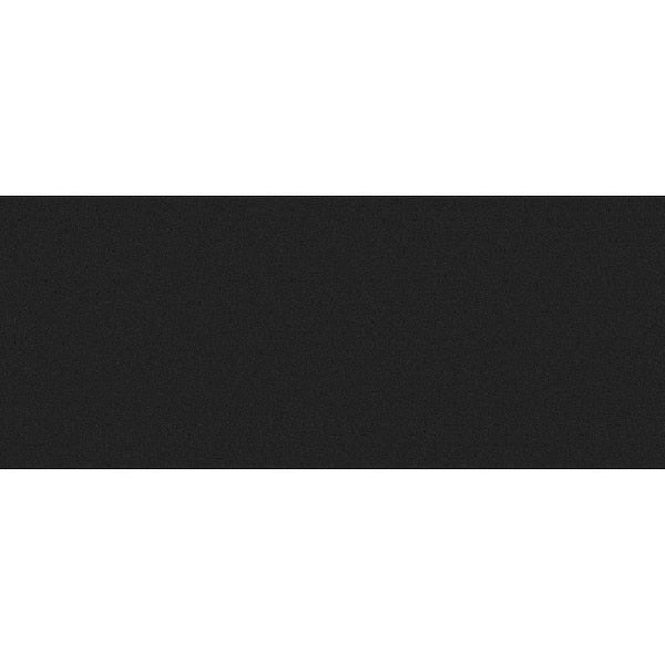 Black 37 in. x 90 in. Exercise Equipment Mat