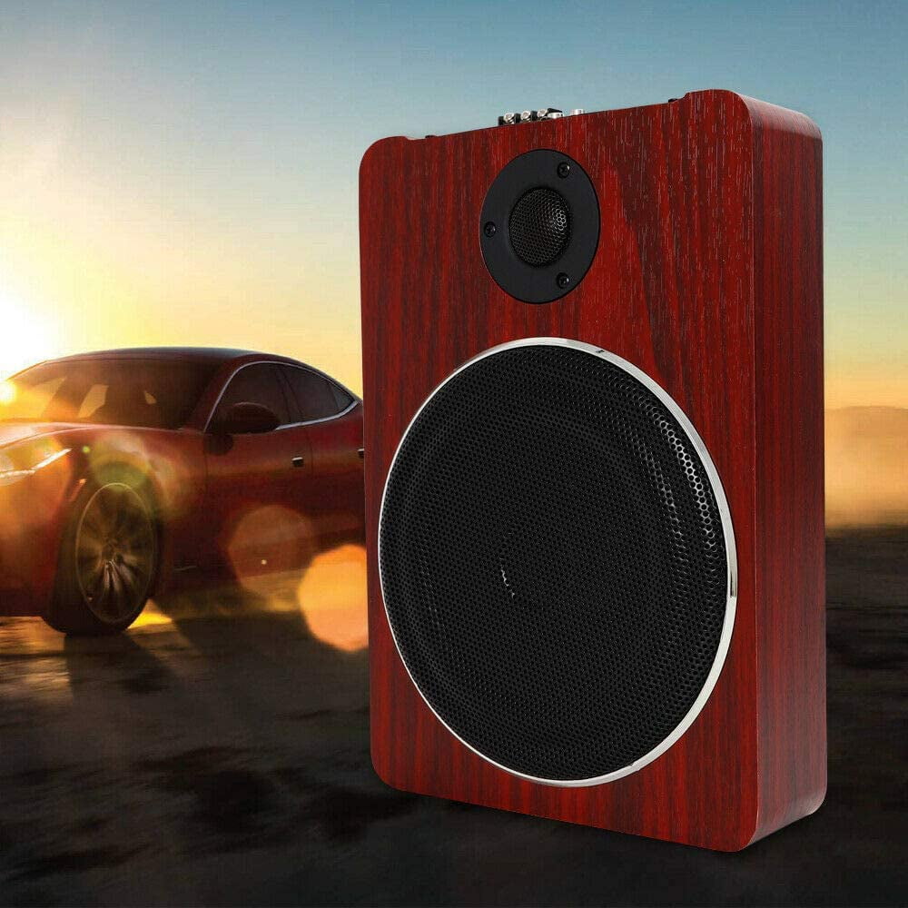 OUKANING Under Seat Car Active Sub Woofer Speaker Stereo Bass Audio Powered Amp 12V 600W