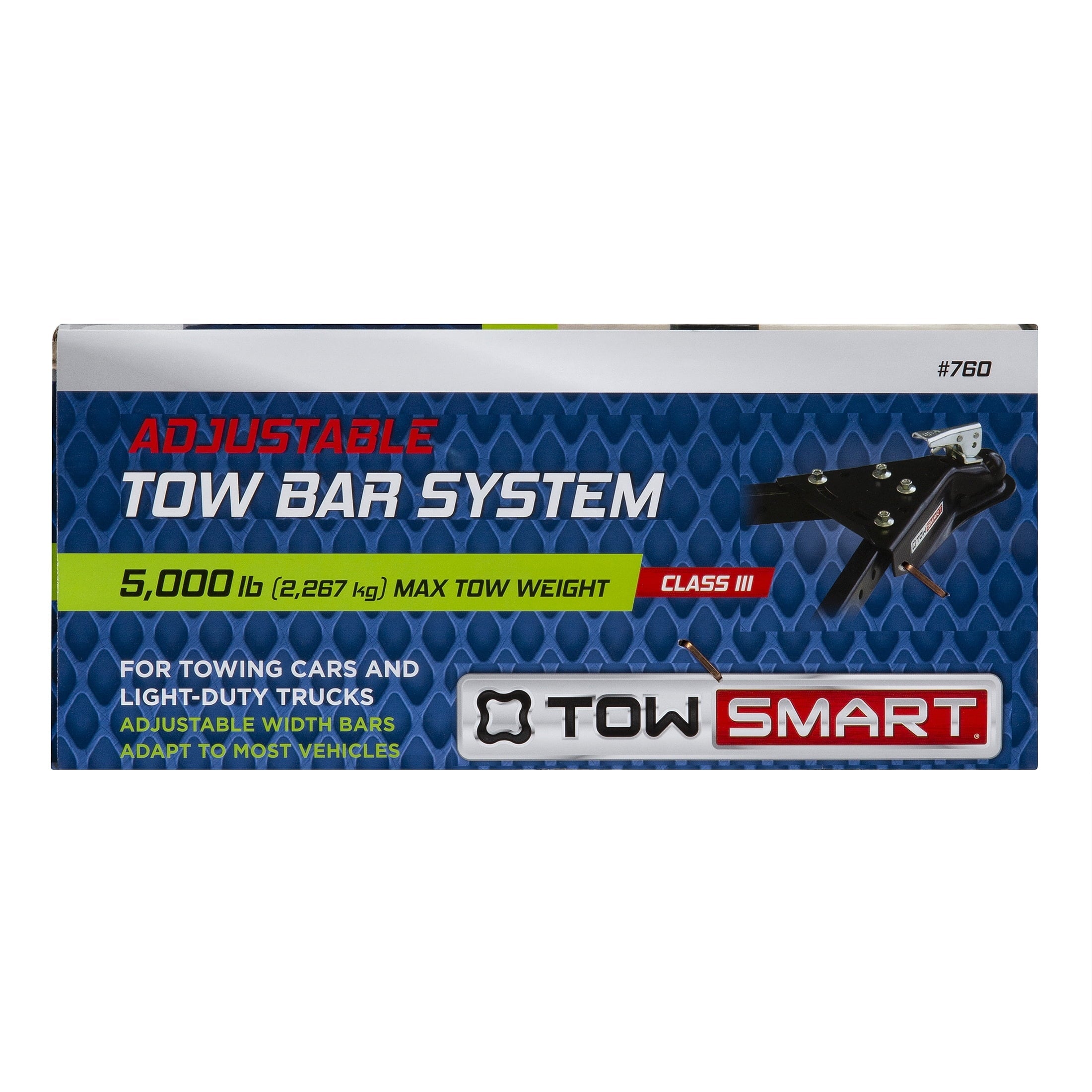 TowSmart 760 Class III Adjustable Tow Bar 5,000 lb Max Tow Weight