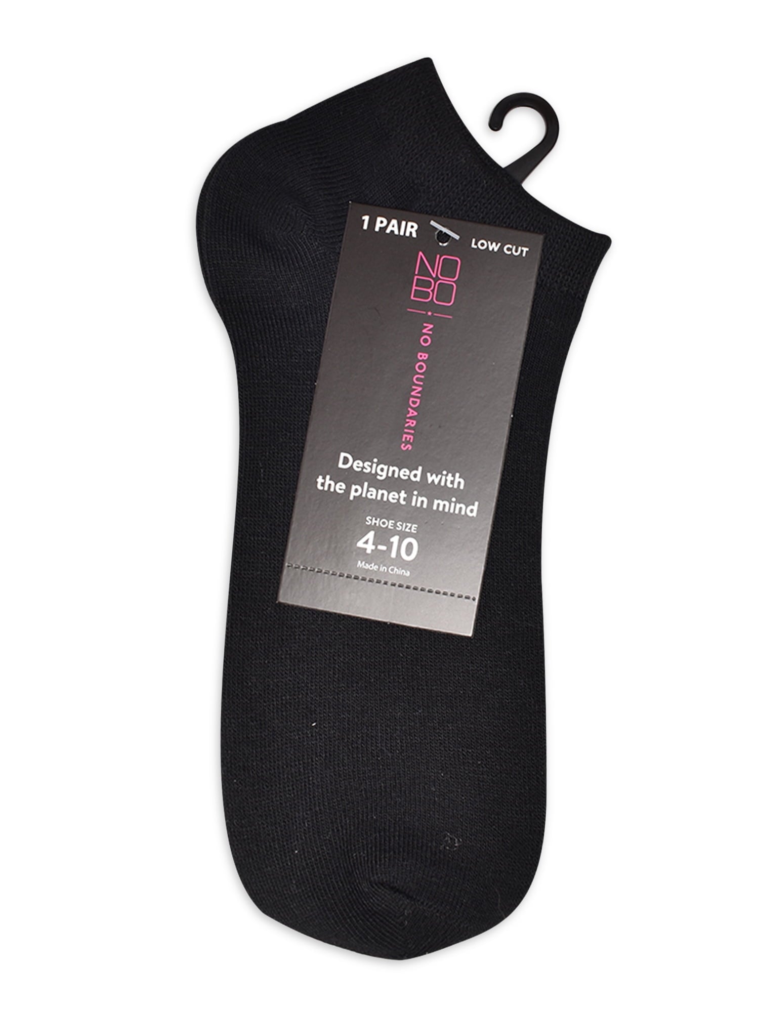 No Boundaries Women's Low-Cut Socks, 1-Pair