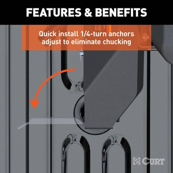 A25 5th Wheel Hitch, Select Silverado, Sierra 2500, 3500 HD, 8' Bed Puck System