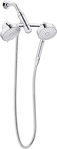 KOHLER 23218-CP Awaken 17 in 1 Multifunction Shower Combo Kit, 2-in-One, Poli...