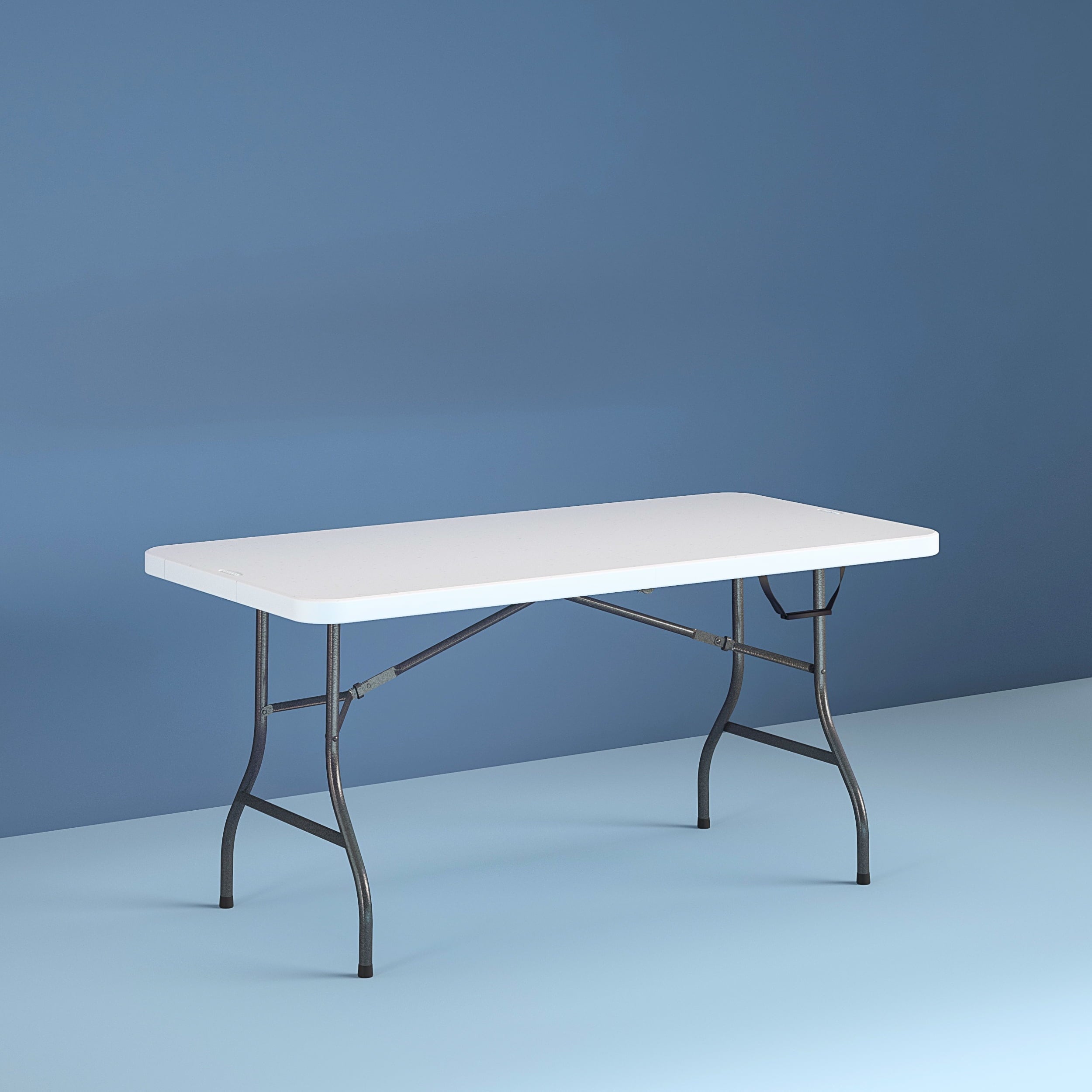 Cosco 6 Foot Folding Table In White Speckle