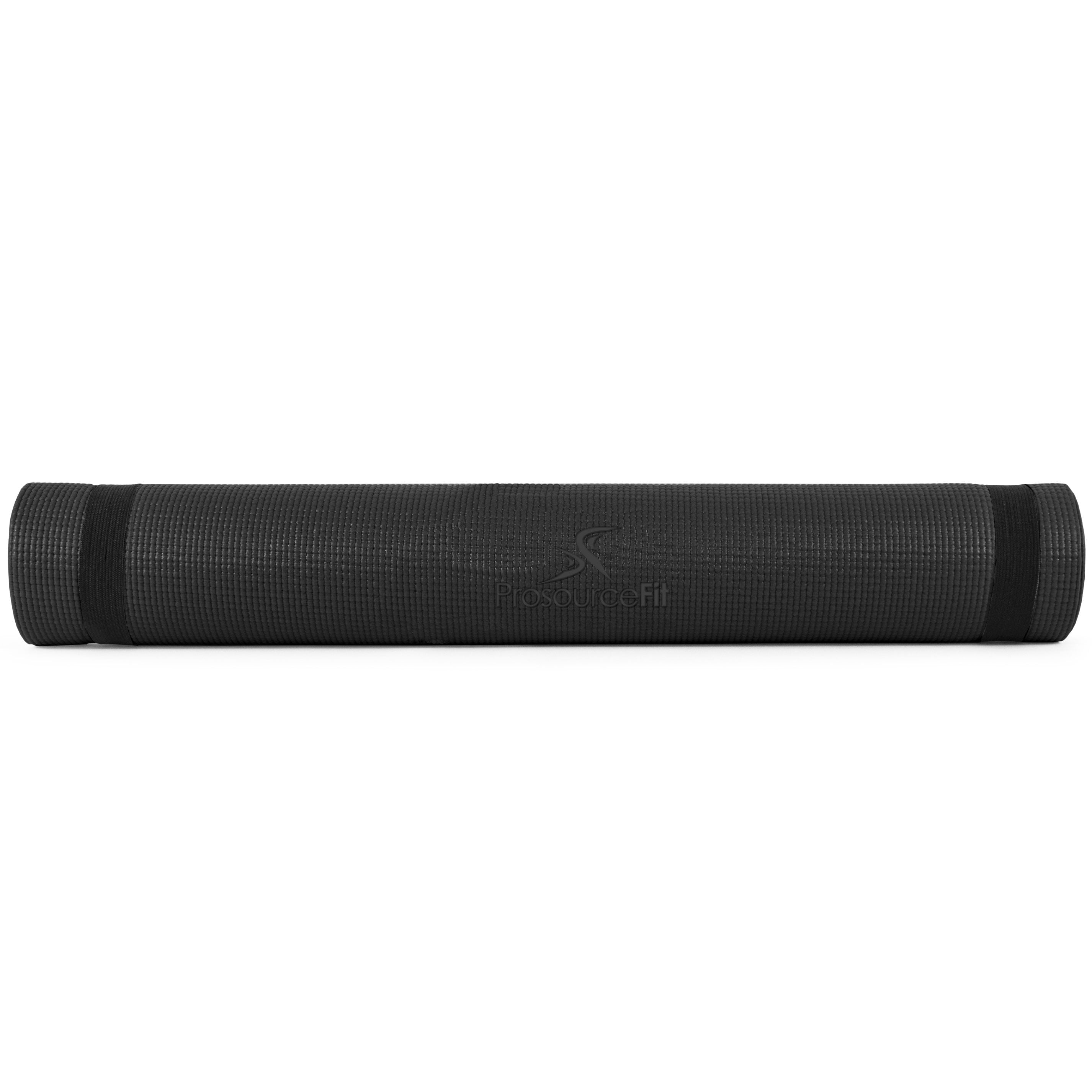 ProsourceFit Classic Yoga Mat 1/8-in, Black