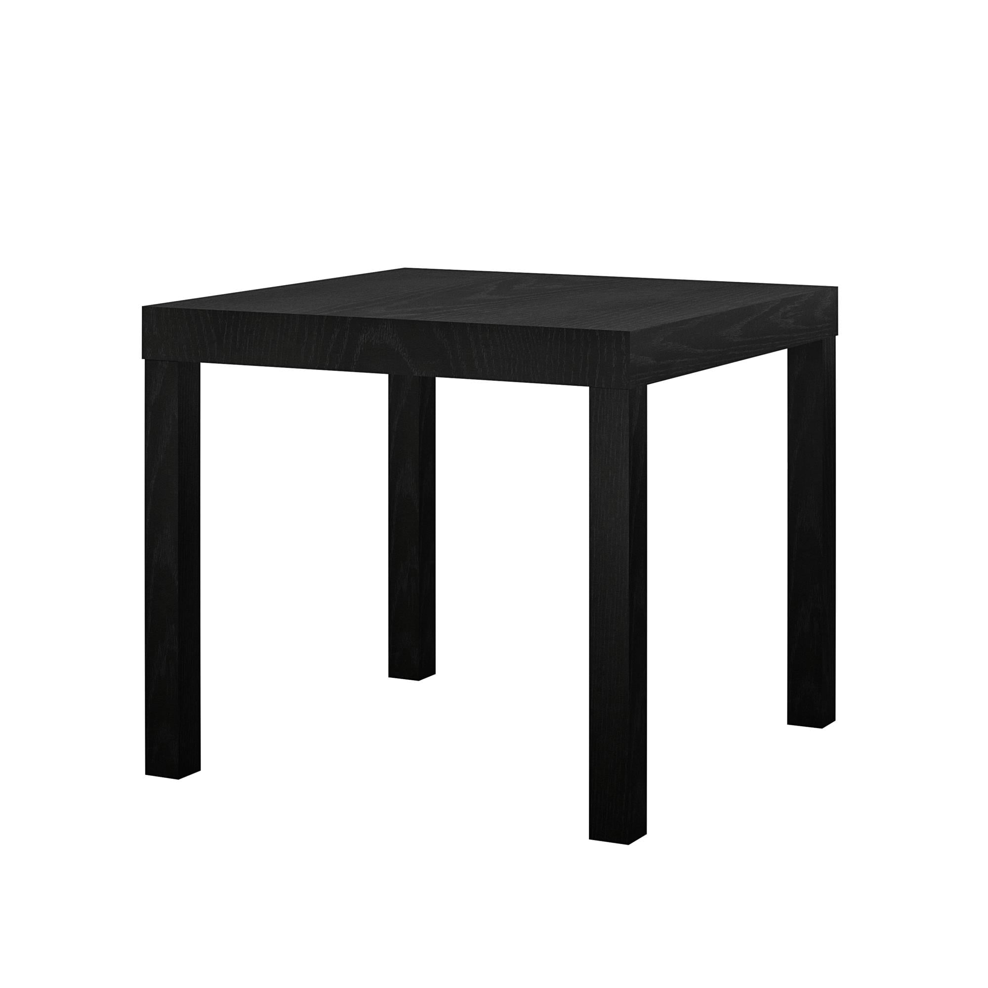 Mainstays Parsons End Table, Black Oak