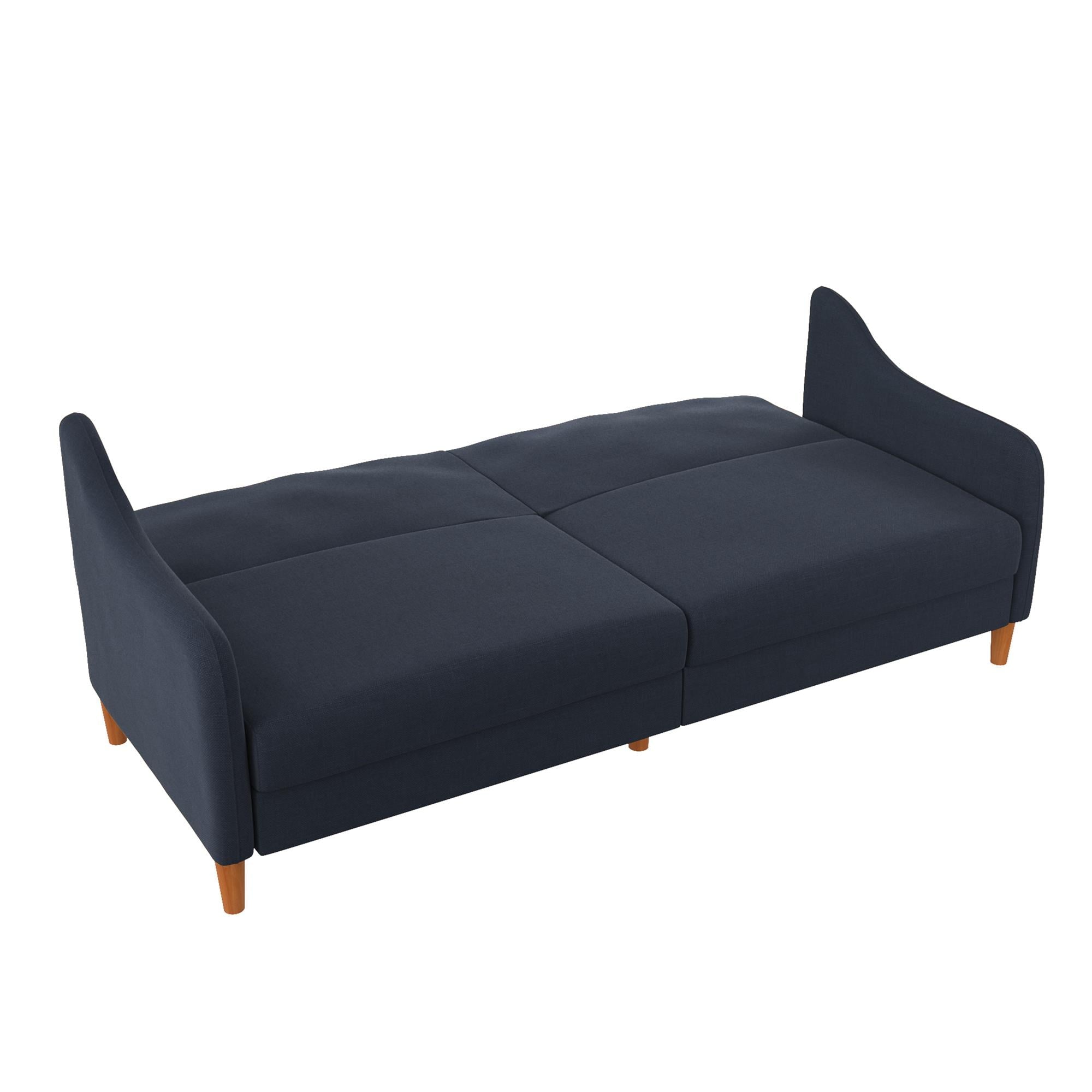 DHP Jasper Coil Futon, Navy Linen