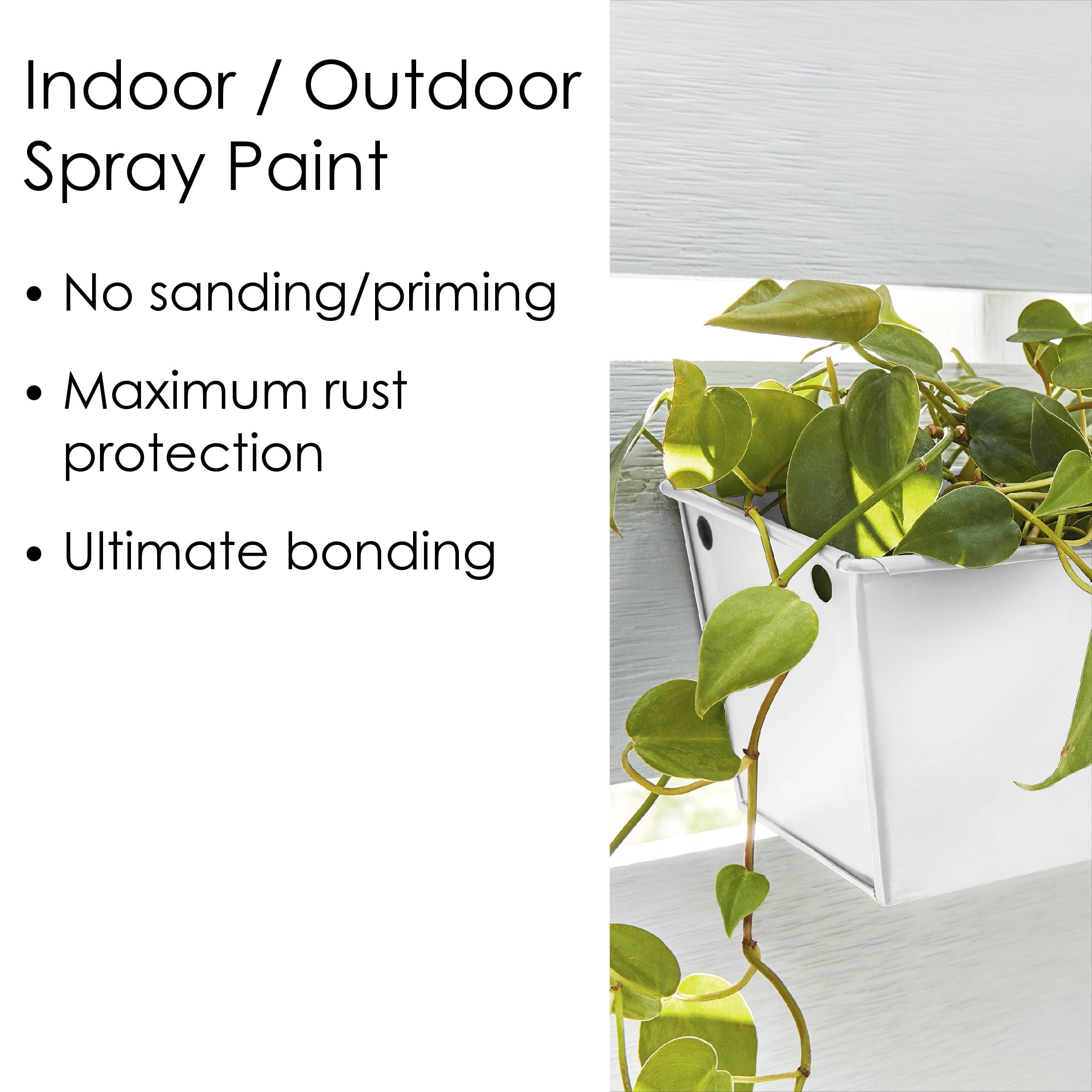 Krylon K02753007 Krylon Fusion All-In-One White Satin 12 oz Spray Paint, Multi-Surface, (1 Piece, 1 Pack)