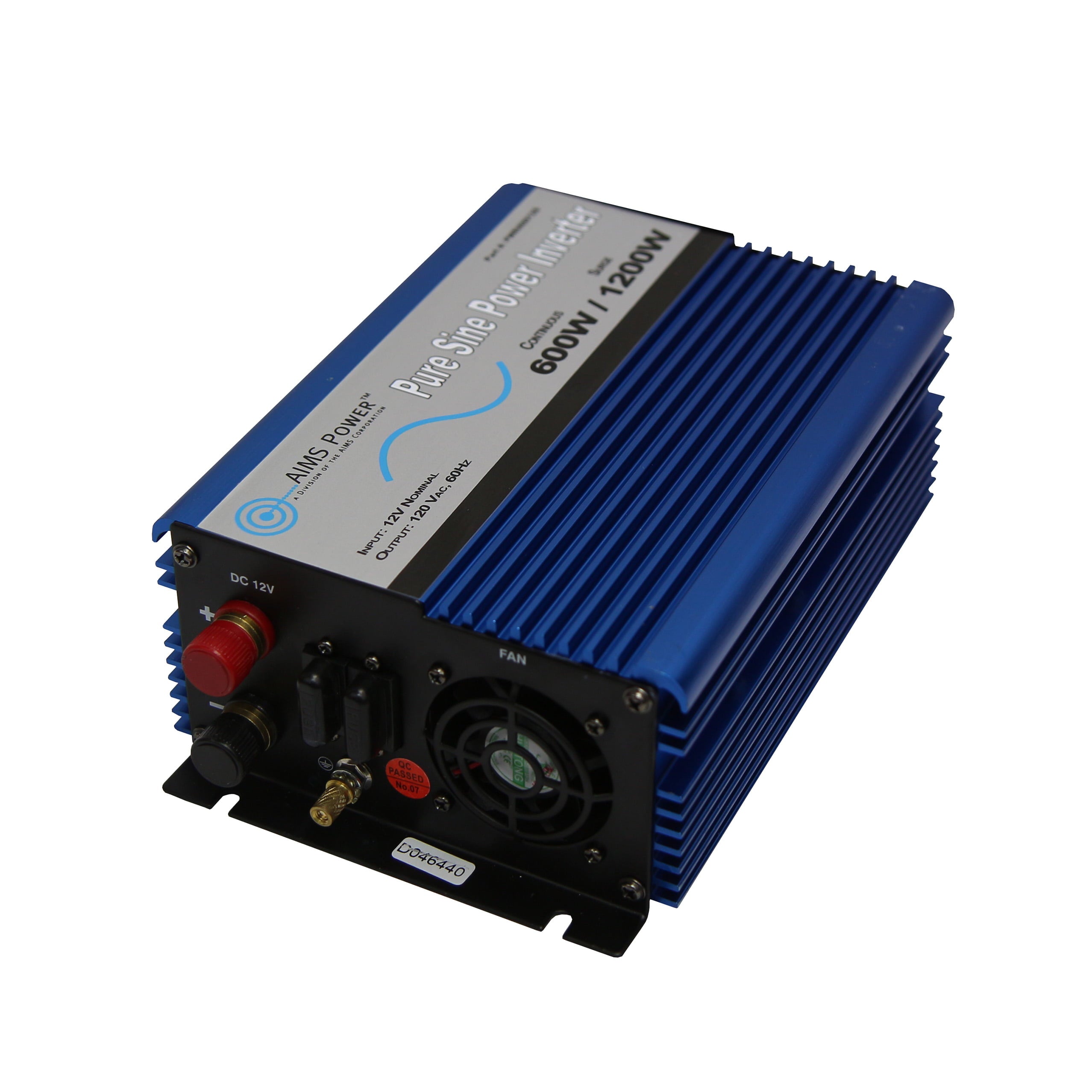 AIMS Power 600 Watt 12 Volt Pure Sine Inverter