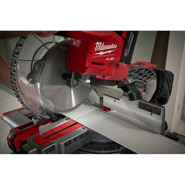 M18 FUEL 18V Lithium-Ion Brushless Cordless 10 in. Dual Bevel Sliding Compound Miter Saw with Stand (Tool-Only)