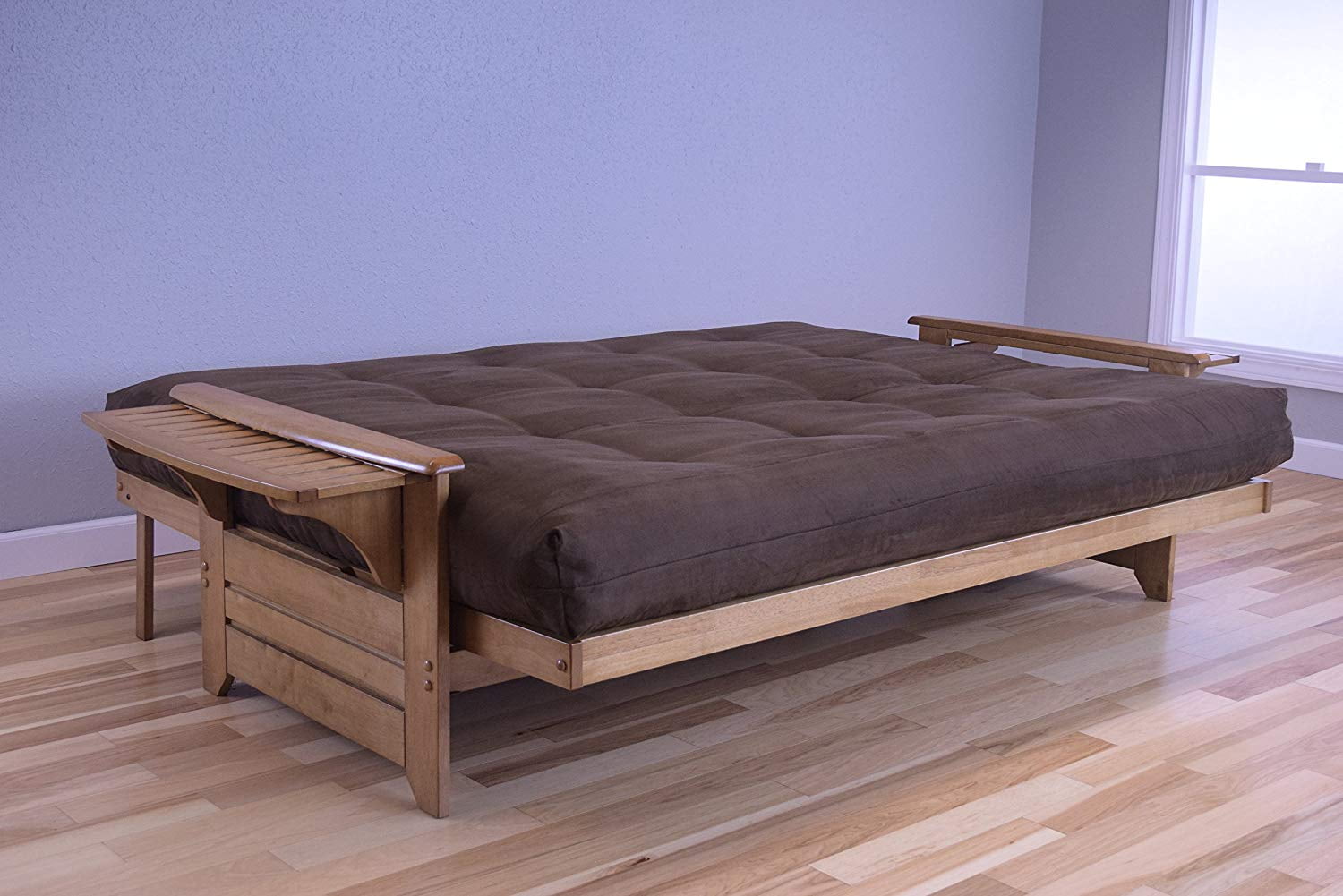 KODIAK Phoenix Frame/Queen/Butternut Finish/Suede Chocolate Mattress