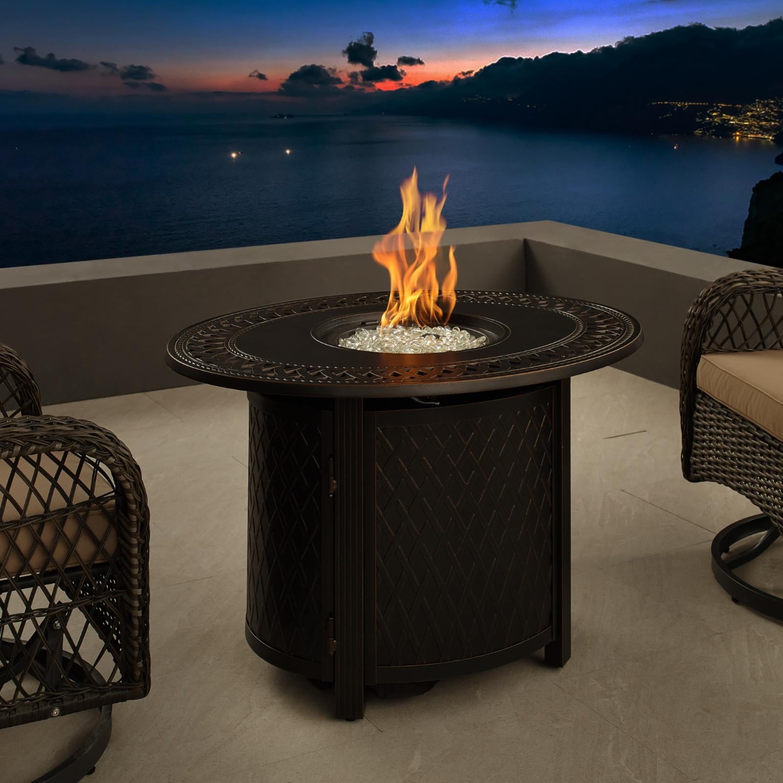 Fire Sense James 39.5 in. Propane Fire Pit