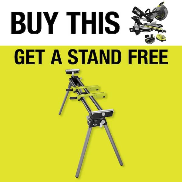 ONE+ HP 18V Brushless Cordless 10 in. Sliding Compound Miter Saw Kit with 4.0 Ah HIGH PERFORMANCE Battery and Charger