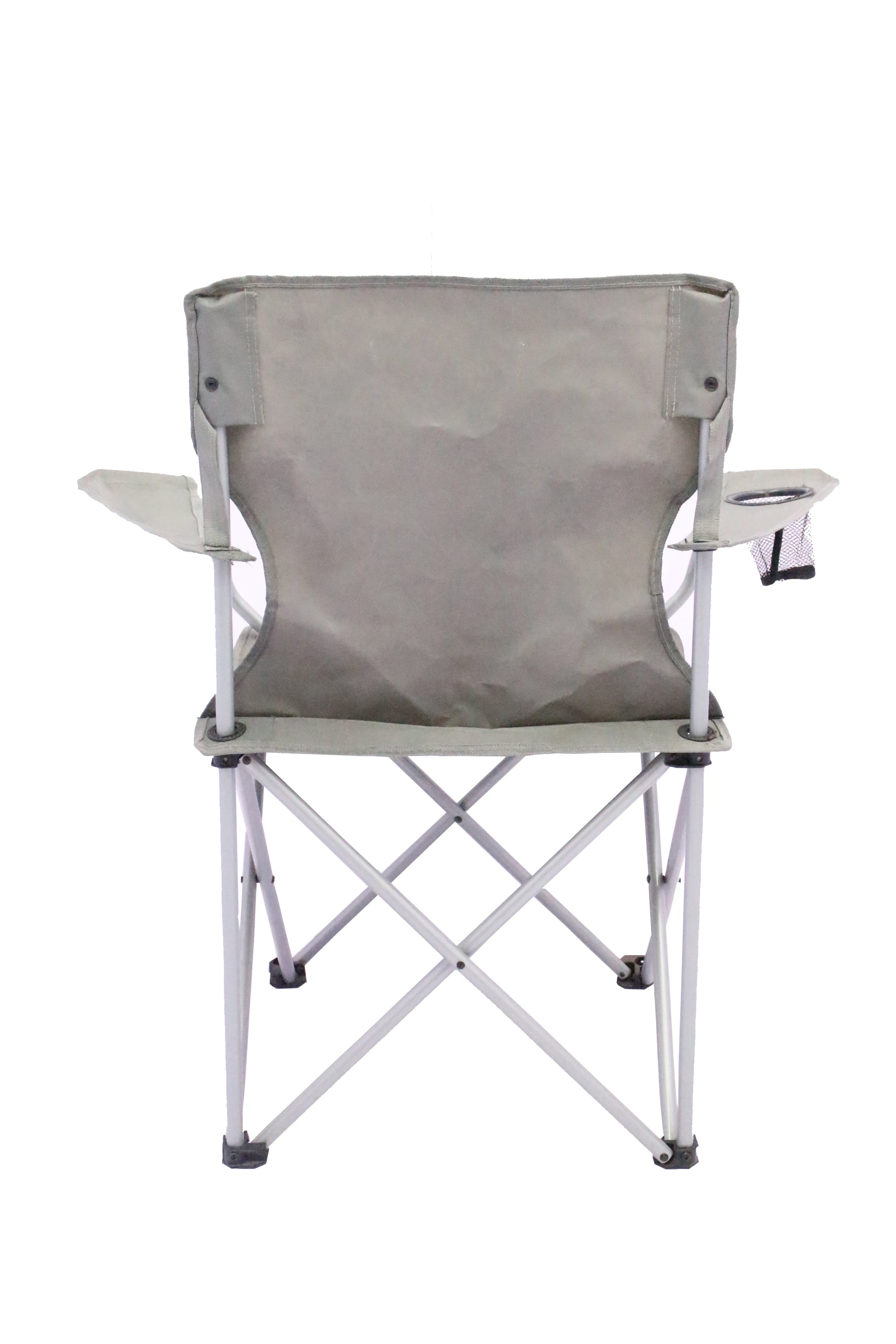 Ozark Trail Classic Folding Camp Chairs, with Mesh Cup Holder,Set of 4, 32.10 x 19.10 x 32.10 Inches