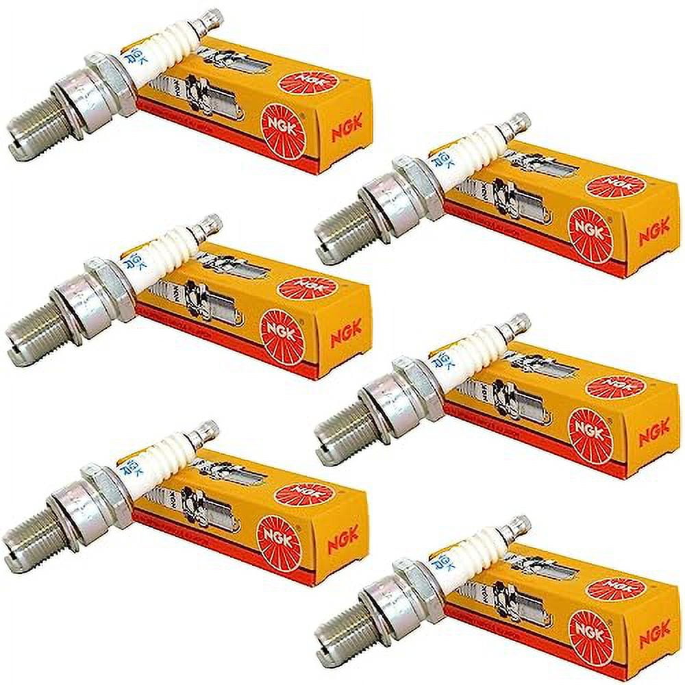 NGK 6 Pack of Genuine OEM Replacement Spark Plugs # BPR4ES-6PK