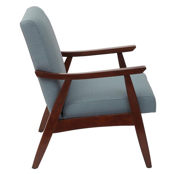 Davis Blue Fabric Arm Chair