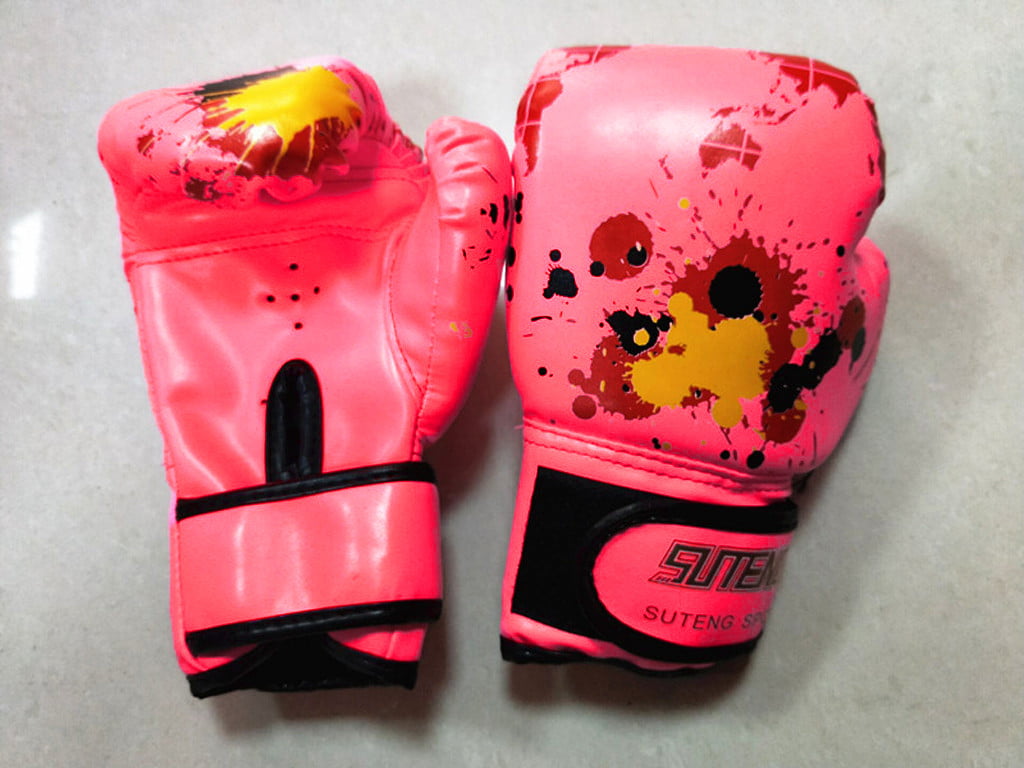 Kiplyki Wholesale Children Cartoon Boxing Gloves Kickboxing Punching Bag Training Fight Age 3-10