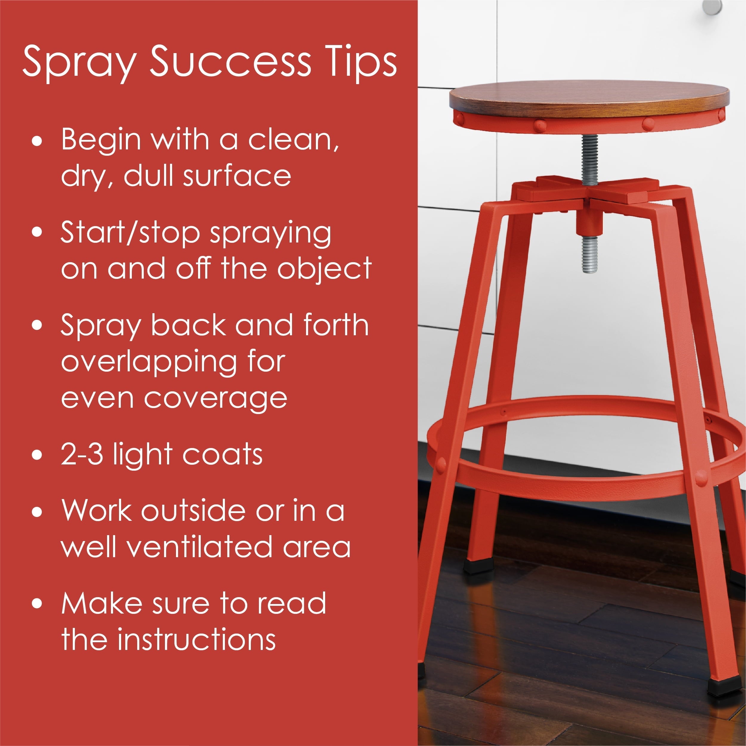 Krylon Fusion All-In-One Spray Paint, Matte, Fire Red, 12 oz.