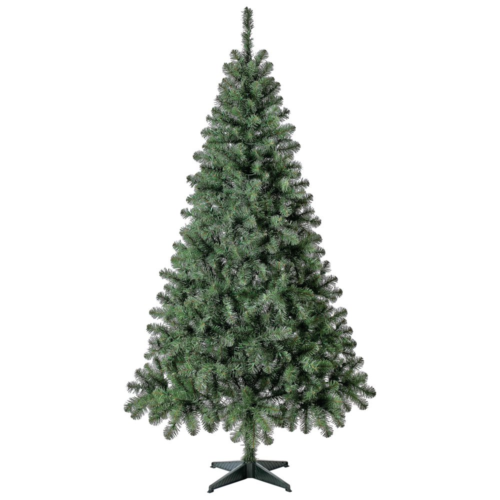 Arbol De Navidad Artificial 6.5 Pies Con Base y Luces Decor Para Sala En Oferta