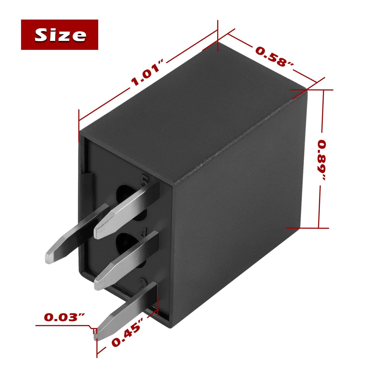 Luft Meister 15016745, 601-218 15016745 Headlight Relay, Gmc Envoy Relay, GM Multi-Purpose Relay