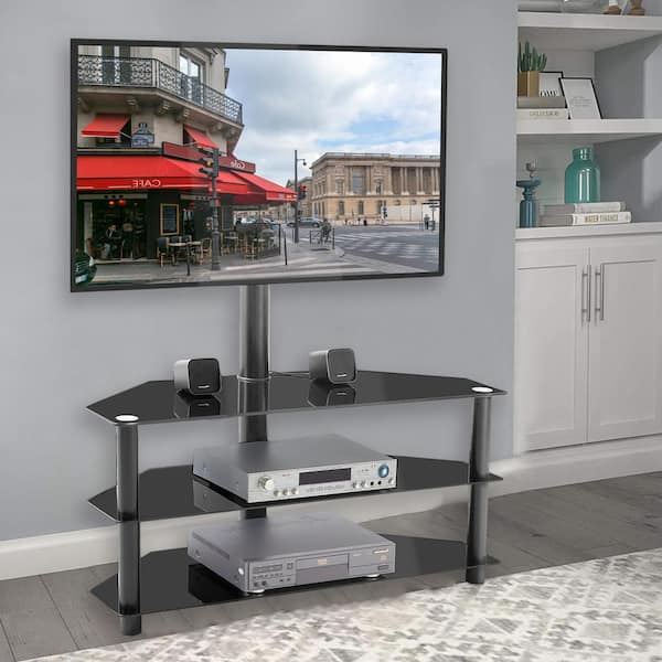 Large Tabletop TV Stand Mount with 45° Swivel For 35-65 in TV