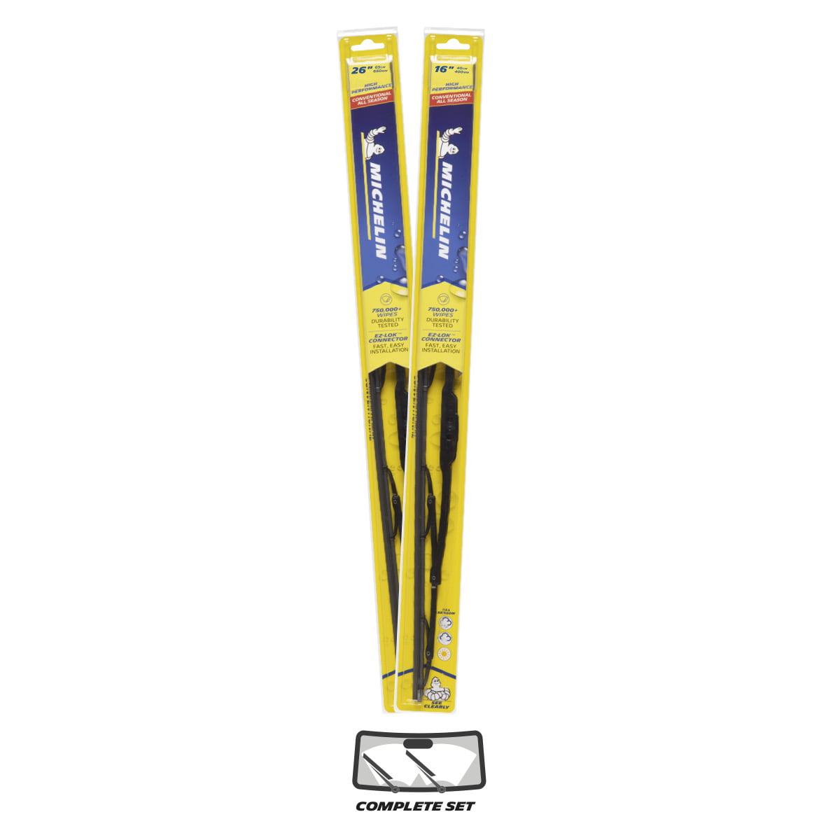Michelin High Performance All Season Wiper Blade Twin Pack, 26