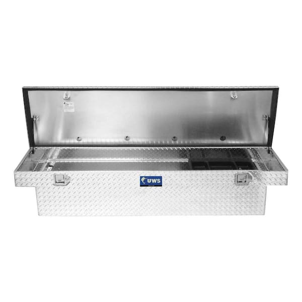 72 in. Bright Aluminum Crossover Truck Tool Box (Heavy Packaging)