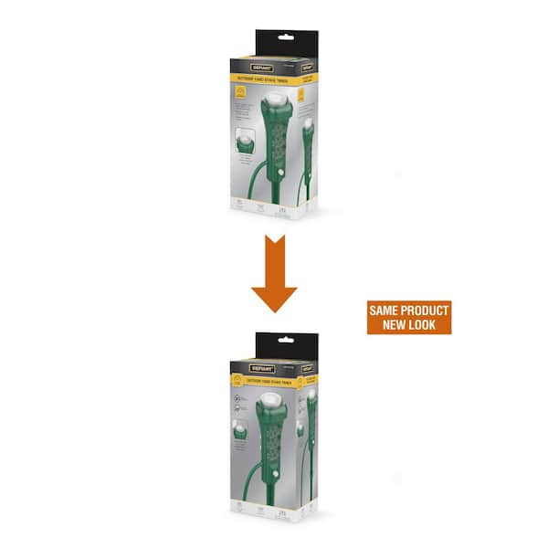 Outdoor Yard Stake with Mechanical Timer