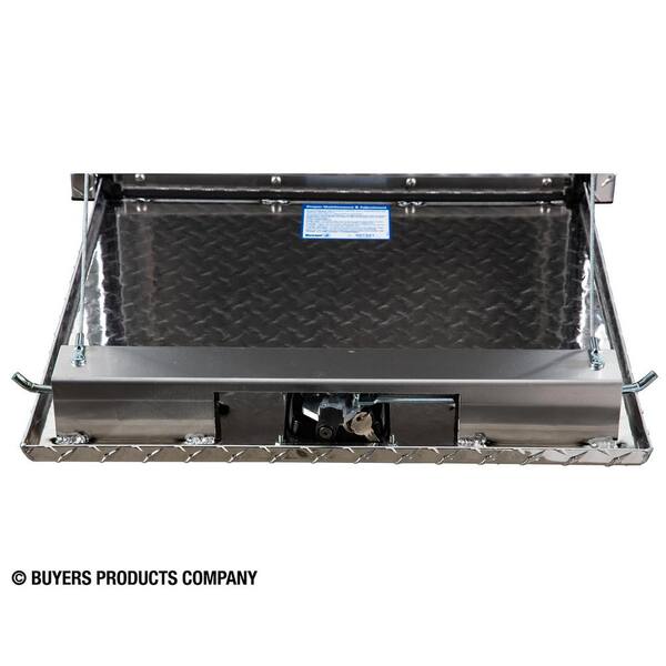 24 in. x 24 in. x 24 in. Diamond Plate Tread Aluminum Underbody Truck Tool Box