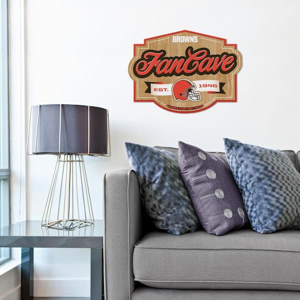 NFL Cleveland Browns Fan Cave Decorative Sign