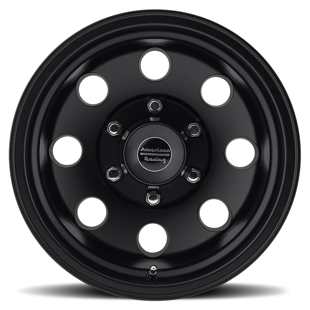 American Racing Aluminum Rim AR172 BAJA 15X7in Satin Black Finish, AR1725783B