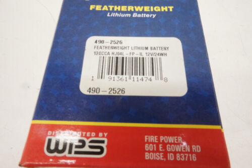 Firepower Feather Weight Lithium Battery 12V 24WH HJ04L-FP-IL M13