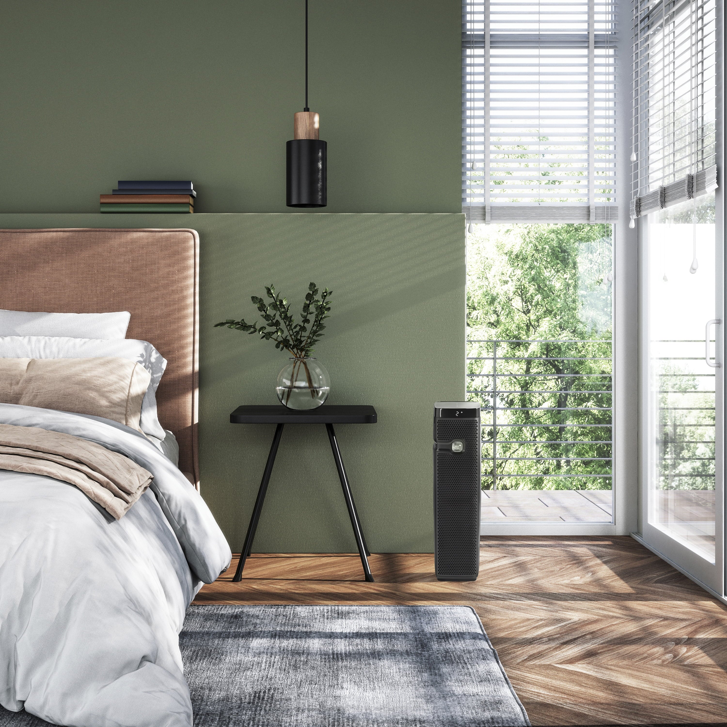 Bionaire Air Purifier Large Tower Cap Touch, Black