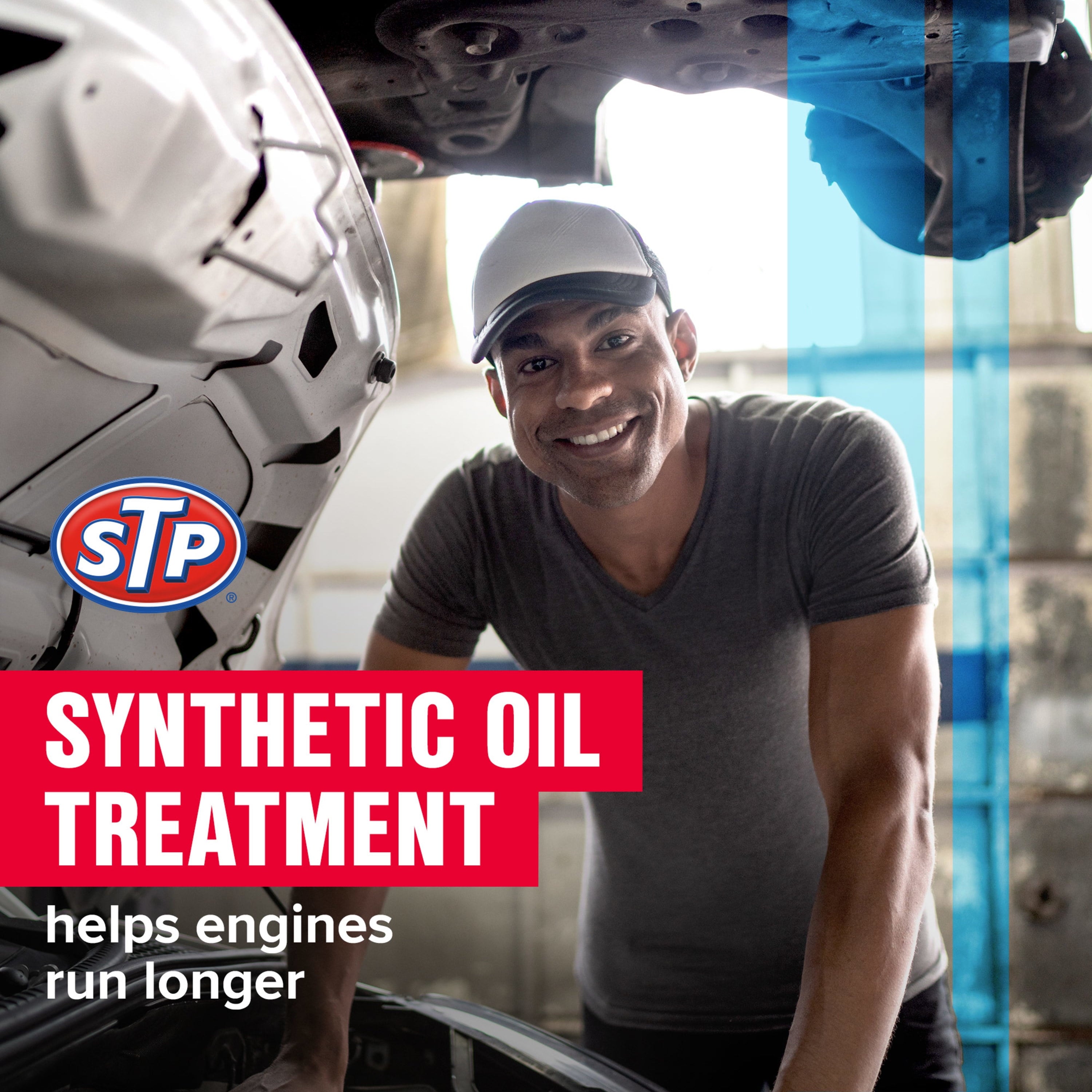 STP Synthetic Automotive Oil Treatment - 15 FL OZ Bottle