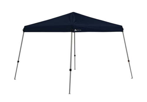 US Stock Ozark Trail 10' x 10' Slant Leg Canopy, Michigan Navy, Outdoor Canopy.