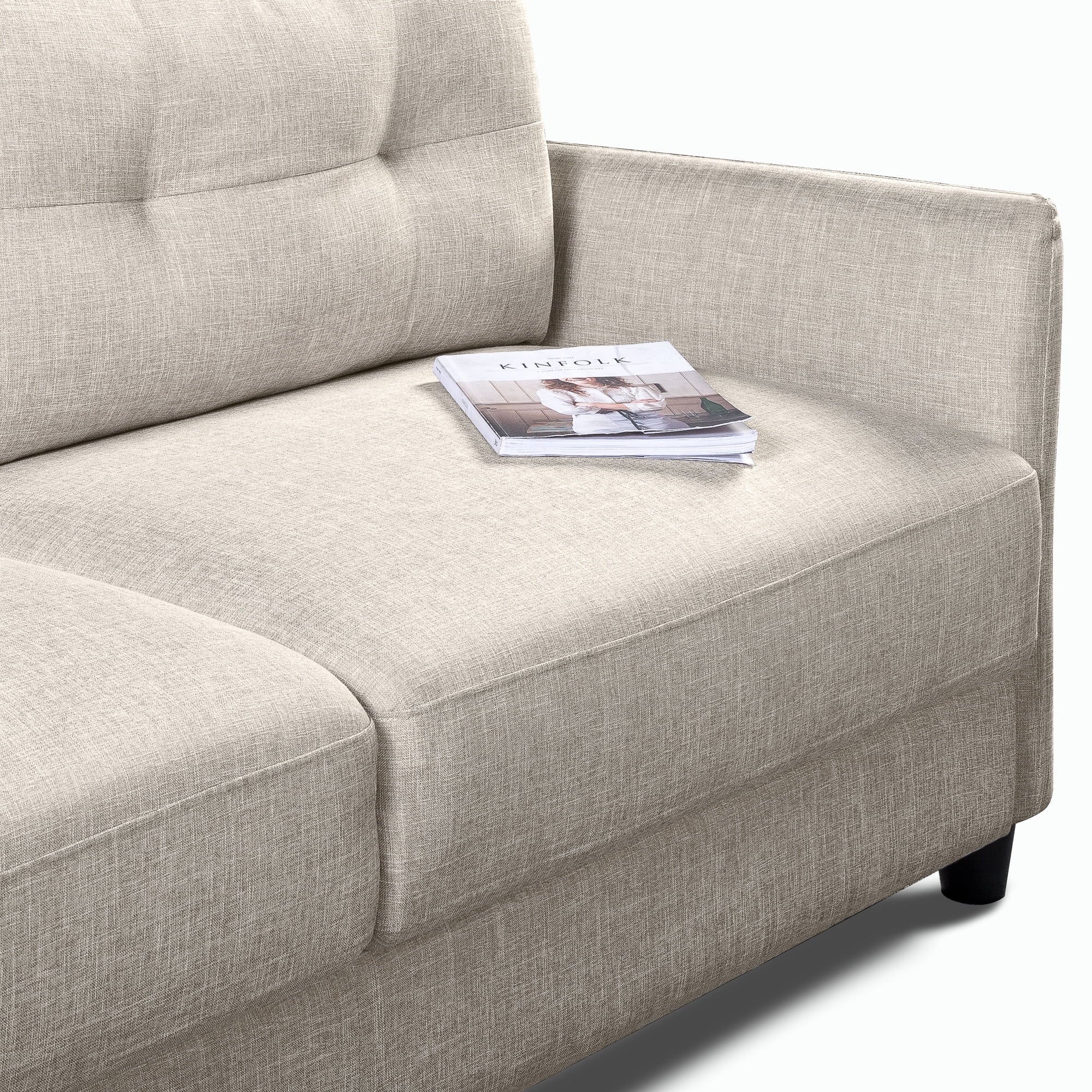 Zinus Ricardo Loveseat, Beige
