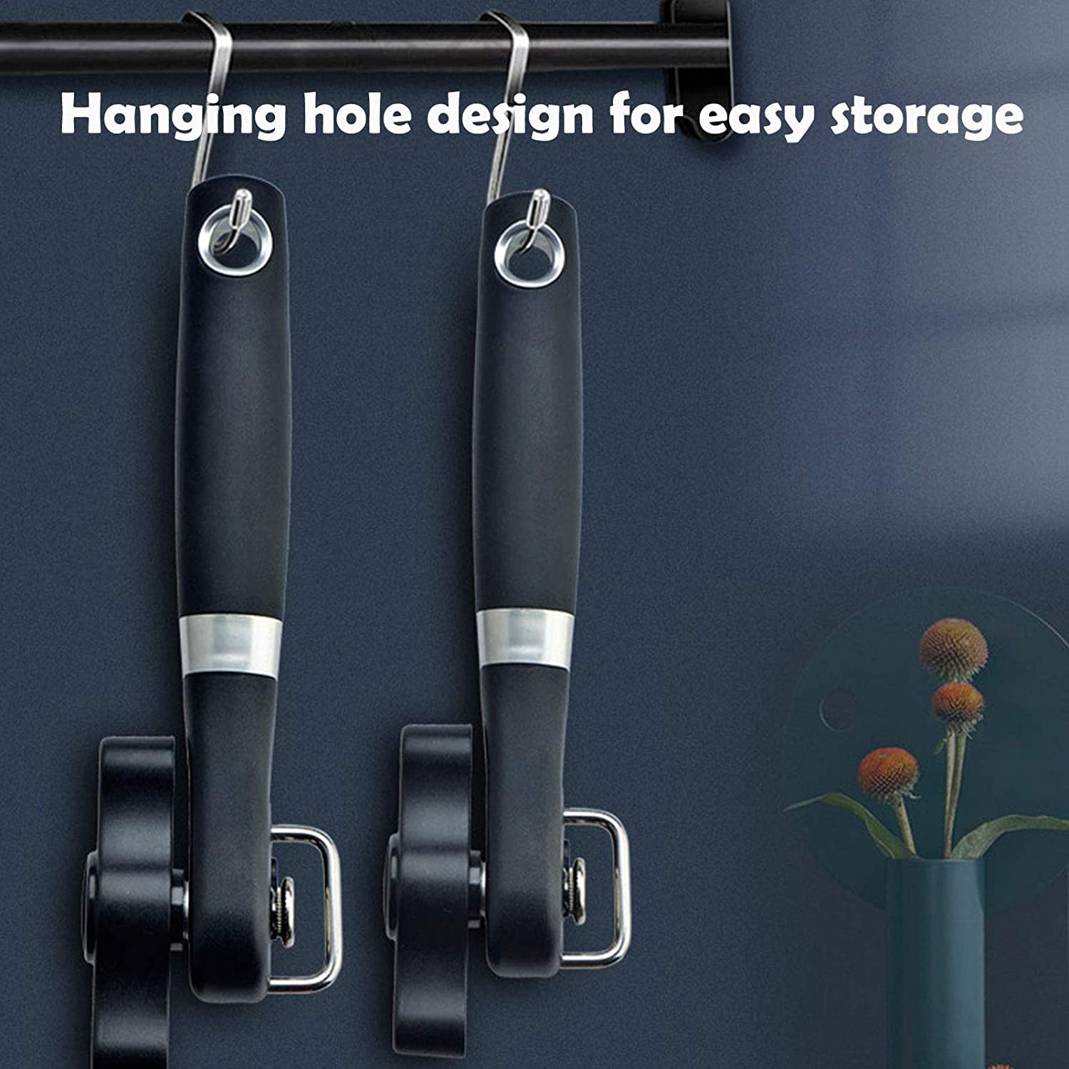 Mighty Rock Can Opener Manual Cutting Can Opener Safe Smooth Edge Stainless Steel Ergonomic Can Opener Kitchen Restaurant