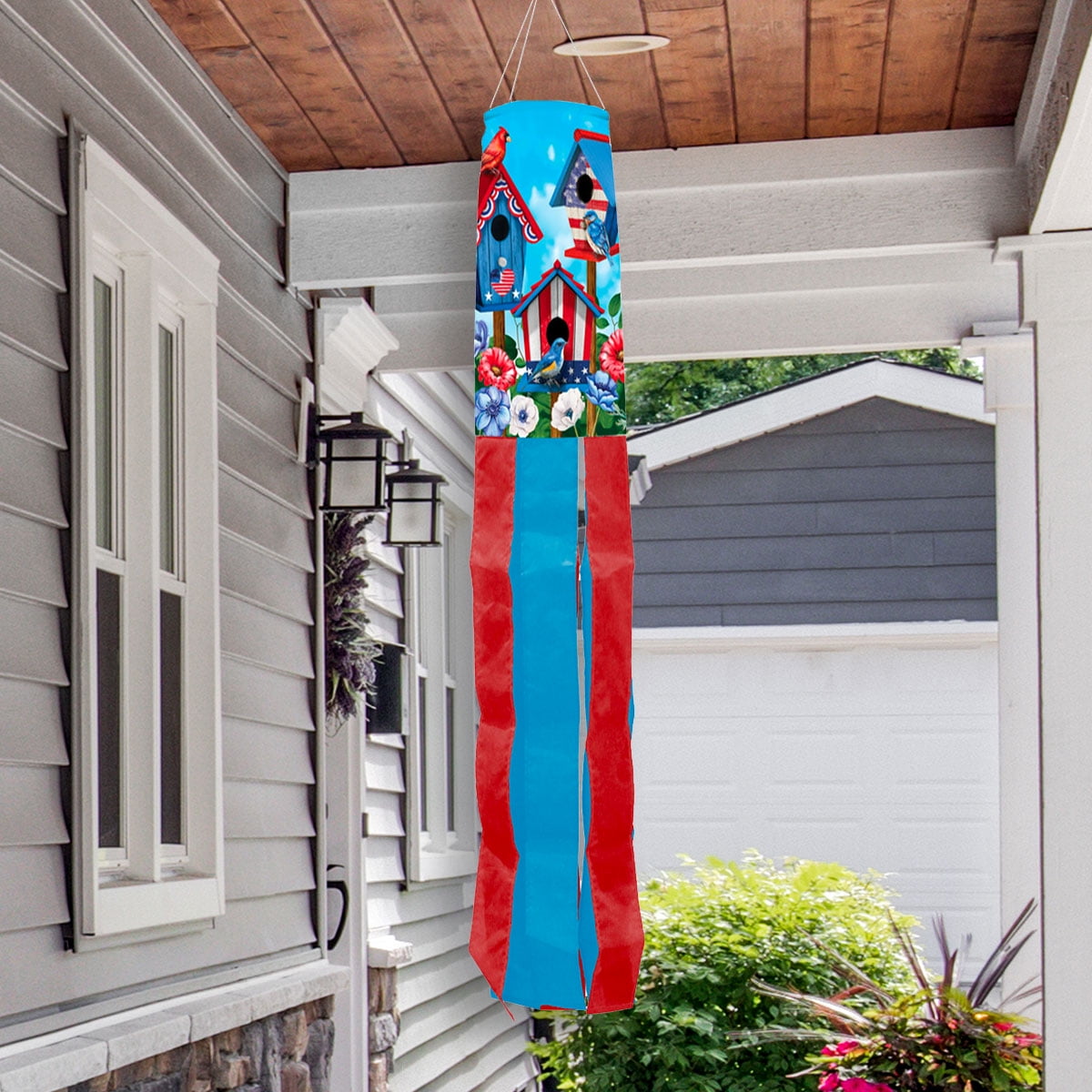 American Birdhouses Summer Windsock Patriotic 40