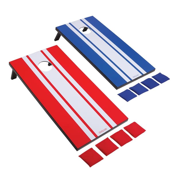 4 ft. x 2 ft. Classic Cornhole Set-Includes 8 Bean Bags, Travel Case and Game Rules