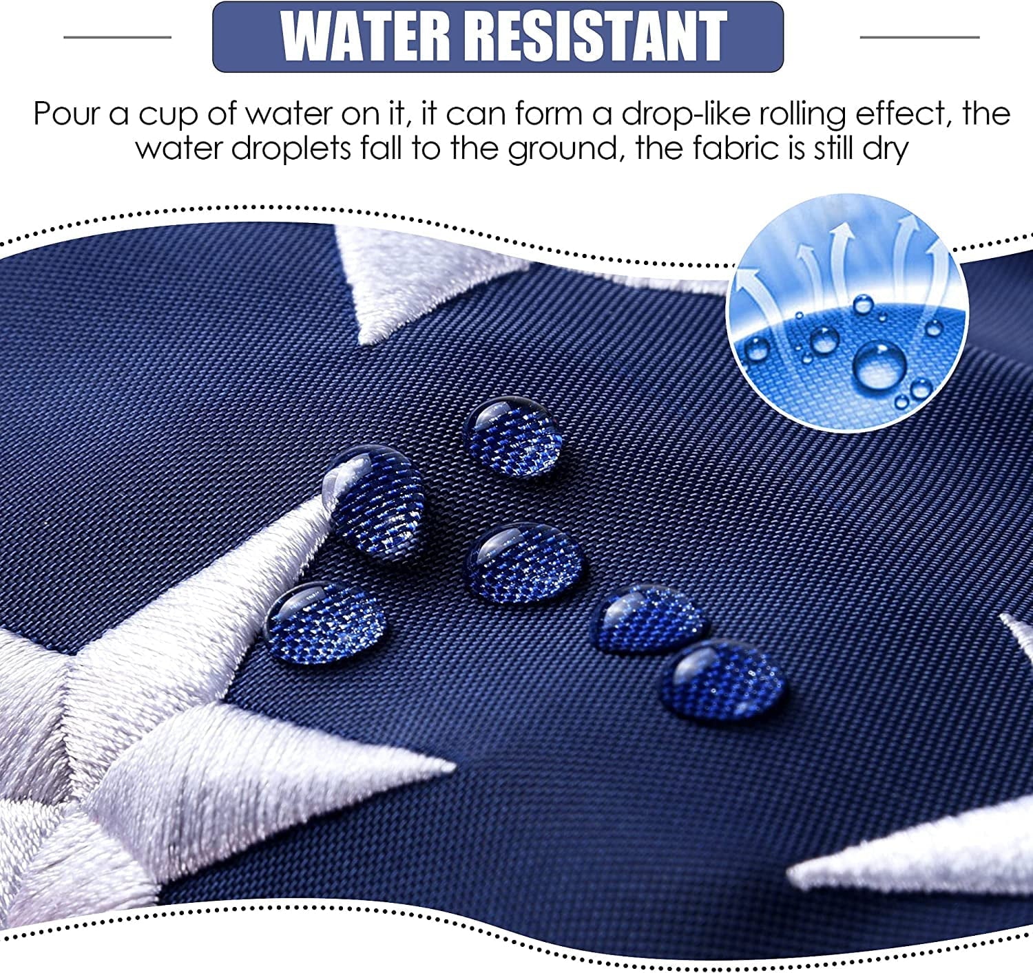 American Flag 4x6 - Made in USA. Premium Large US Flag 4x6 ft. Embroidered Stars and Sewn Stripes - Display with Pride Proudly