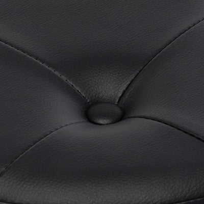 Duhome Makeup Vanity Stool Chair Adjustable Round Ottoman Stool Swivel Furry Stool for Makeup Room Bedroom Small Bench for Entryway, Gray