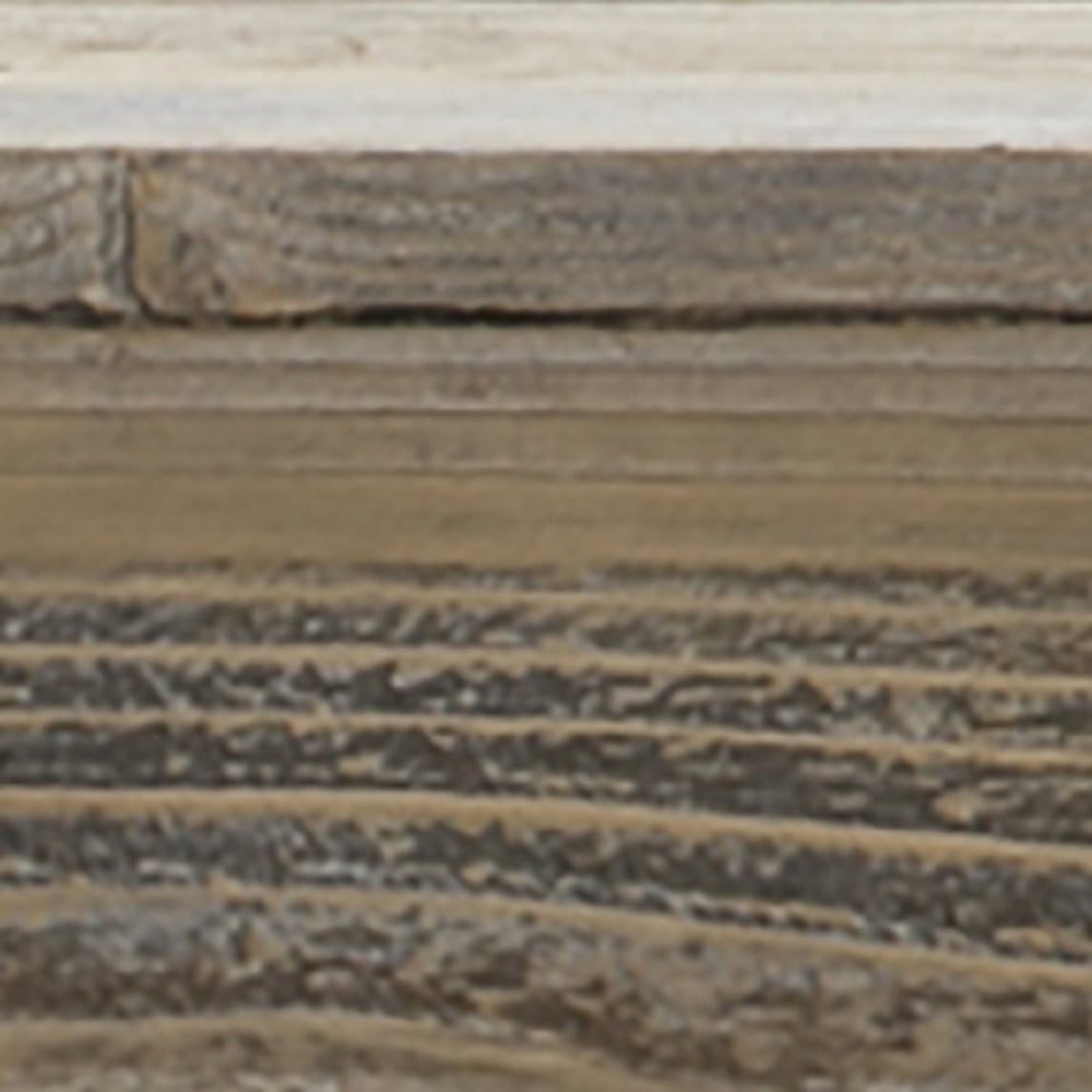 Woven Paths Rustic Slatted Shelf Real Wood Tiered Shoe Storage Bench, Natural, 19.5H x 15.5D x 36L