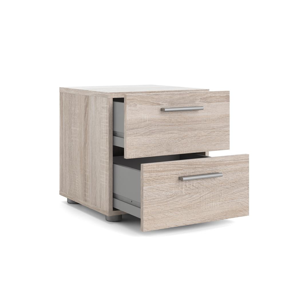 Stubbe 2 Drawer Nightstand, Truffle