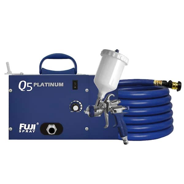 Q5 PLATINUM - T75G HVLP Paint Sprayer Gun with 600cc Gravity Feed Cup and 1.3 mm Air Cap Set HVLP Paint Sprayer System