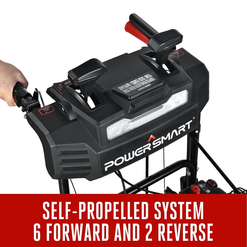 PowerSmart 24 in. Two Stage Electric Start Gas Snow Blower with Brigg Stratton Engine PSSAM24BS