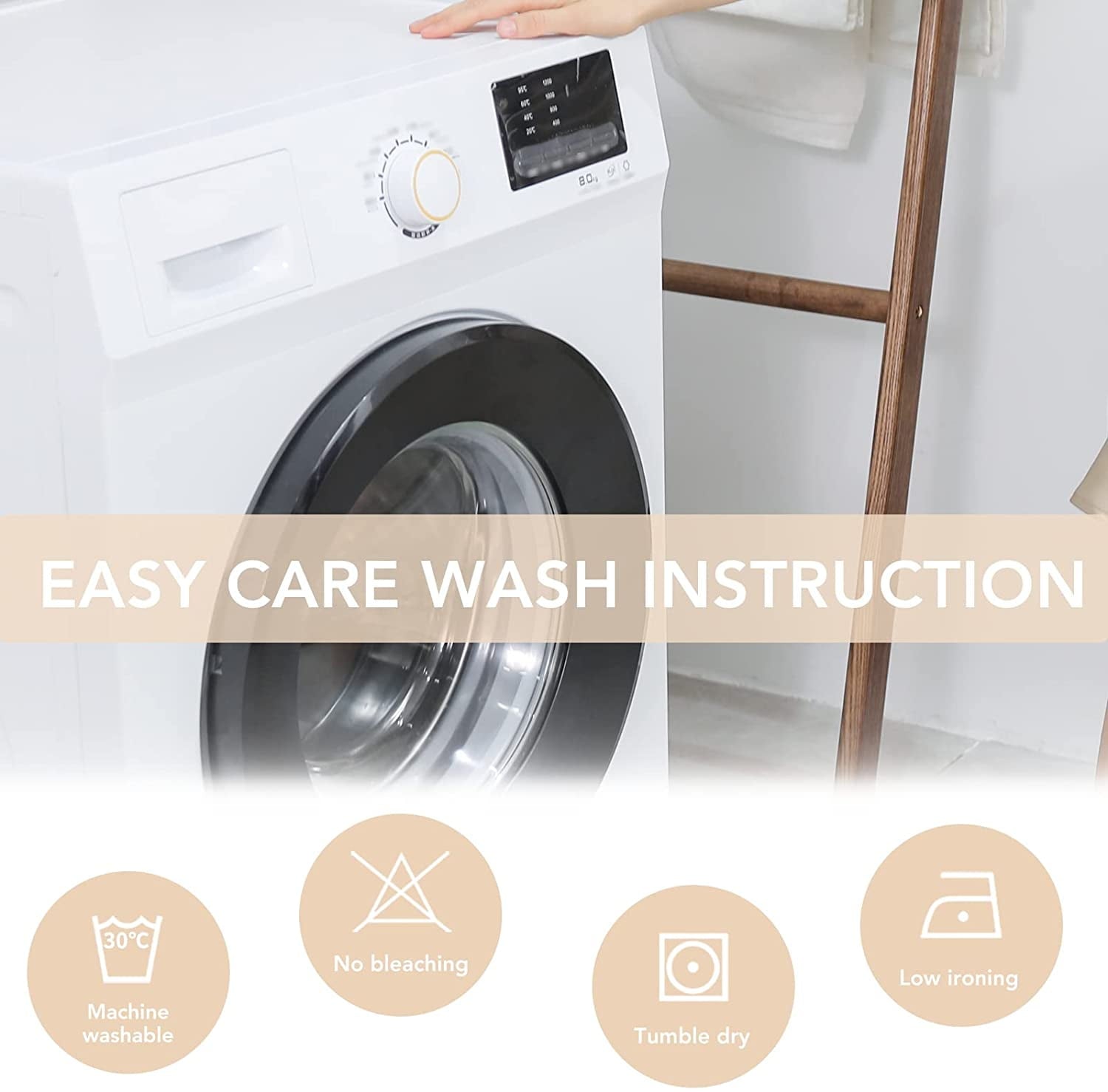 Easy-Going Blackout Room Darkening Rod Curtains, Camel, 42x63 in