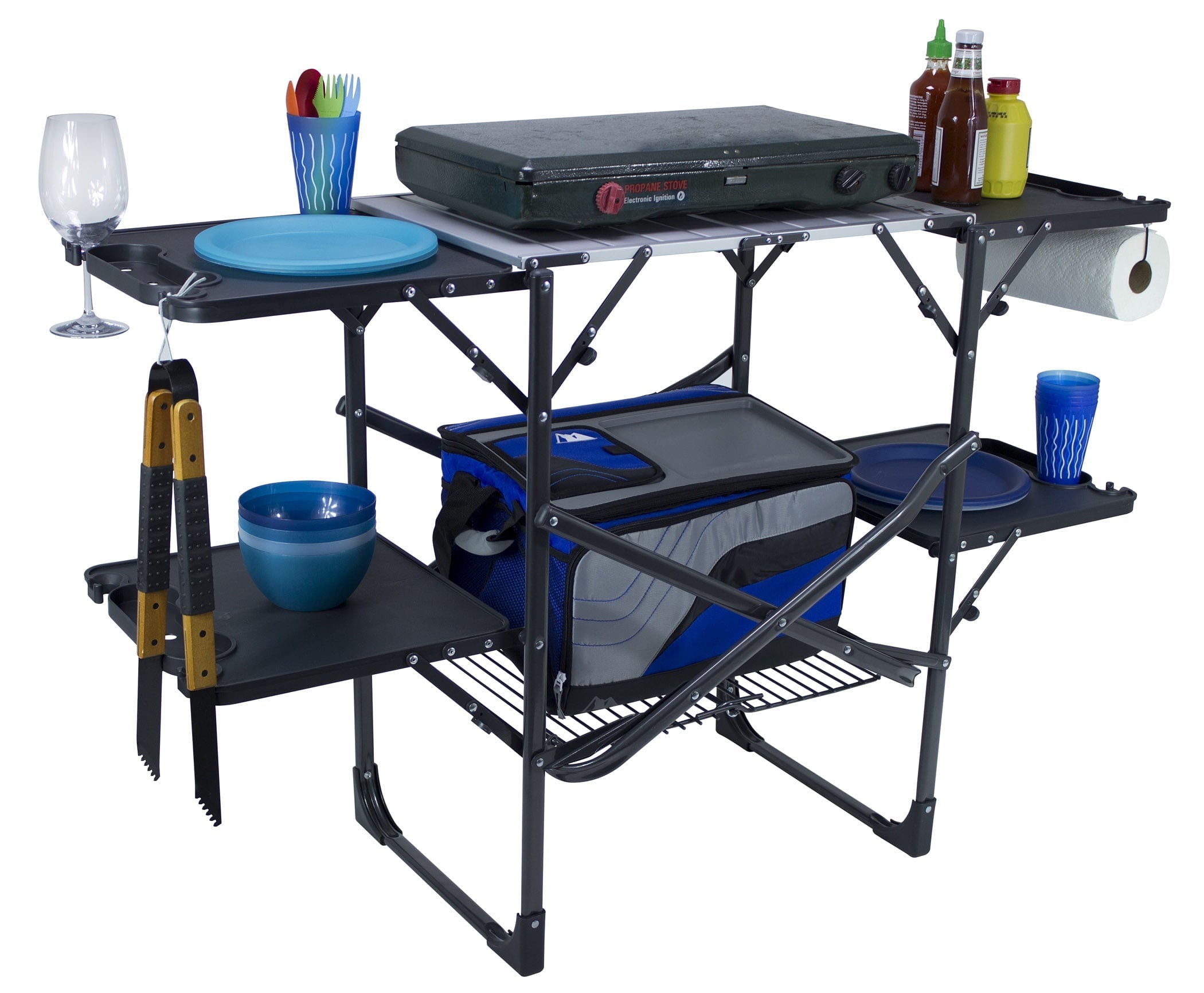 Outdoor Slim-Fold Cook Station