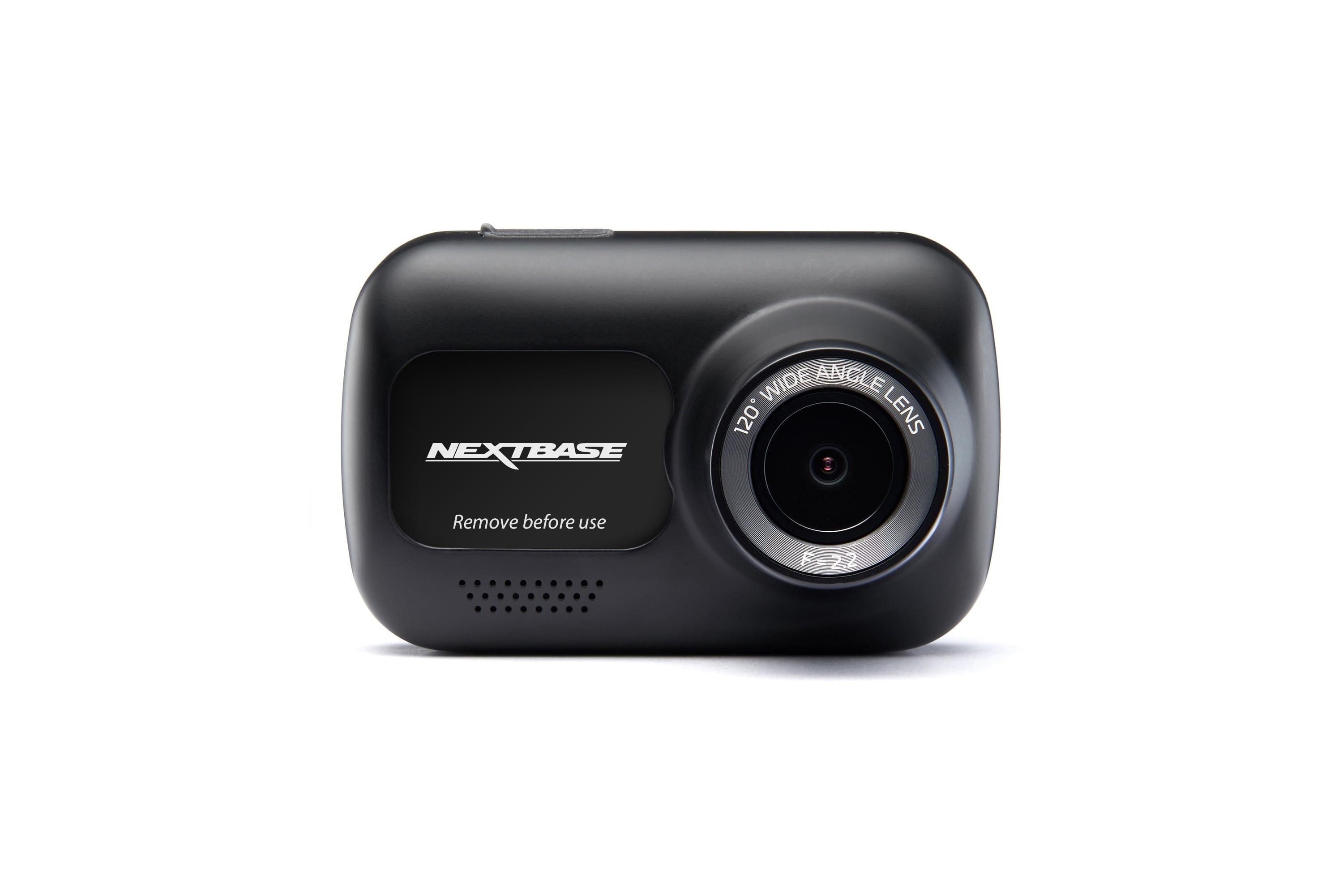 Nextbase DVR122 Compact Dash Cam in Black 122-720p HD 30 FPS HD IPS Screen, 5 Layer Lens, Intelligent Parking Mode, Loop Recording, Click and Go PRO, Night Vision, 0.90 lbs assembled.