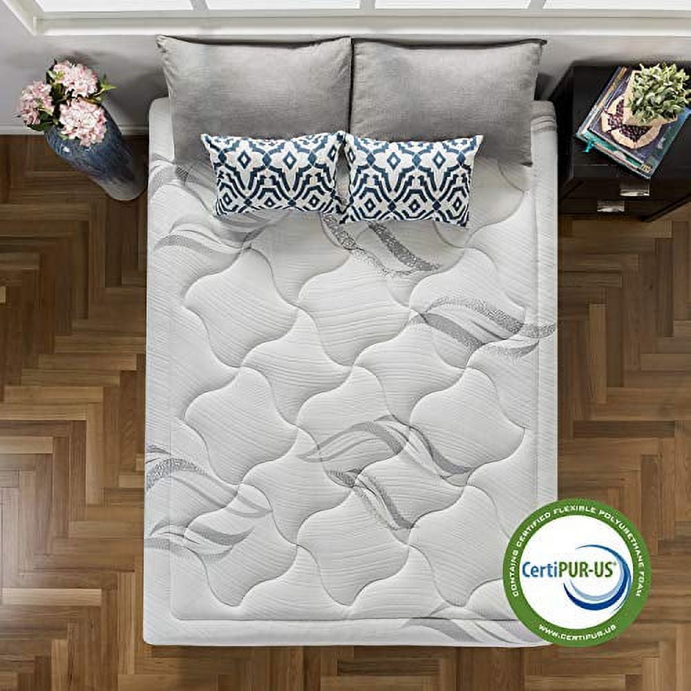ZINUS 12 Inch Cloud Memory Foam Mattress / Pressure Relieving / Bed-in-a-Box / CertiPUR-US Certified, King