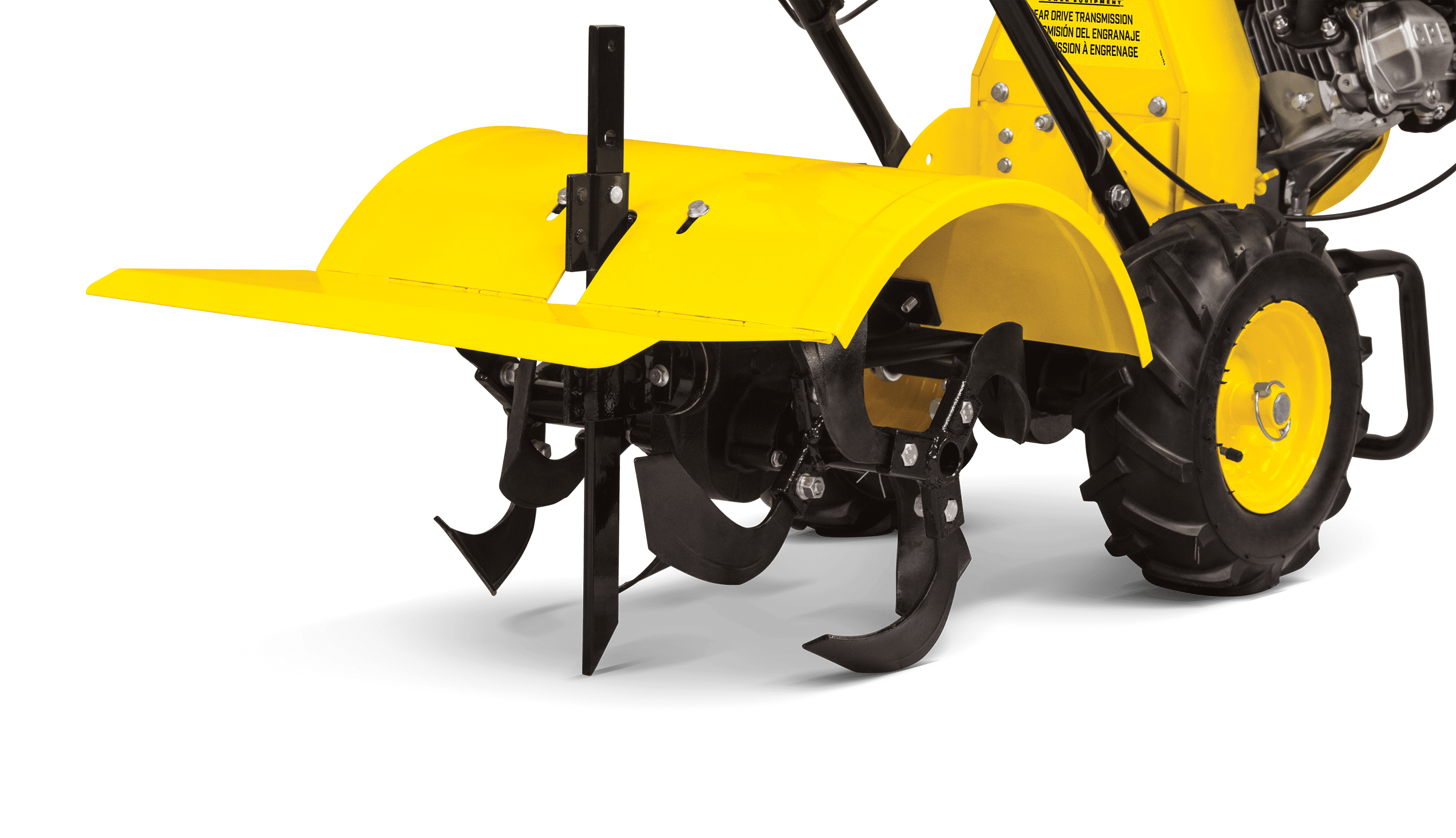 Champion Power Equipment 19-Inch Counter Rotating Rear Tine Tiller with Self-Propelled Agricultural Tires